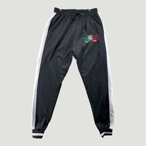 Canelo Alvarez World Champ Joggers Black White Stripe Boxing Streetwear Large